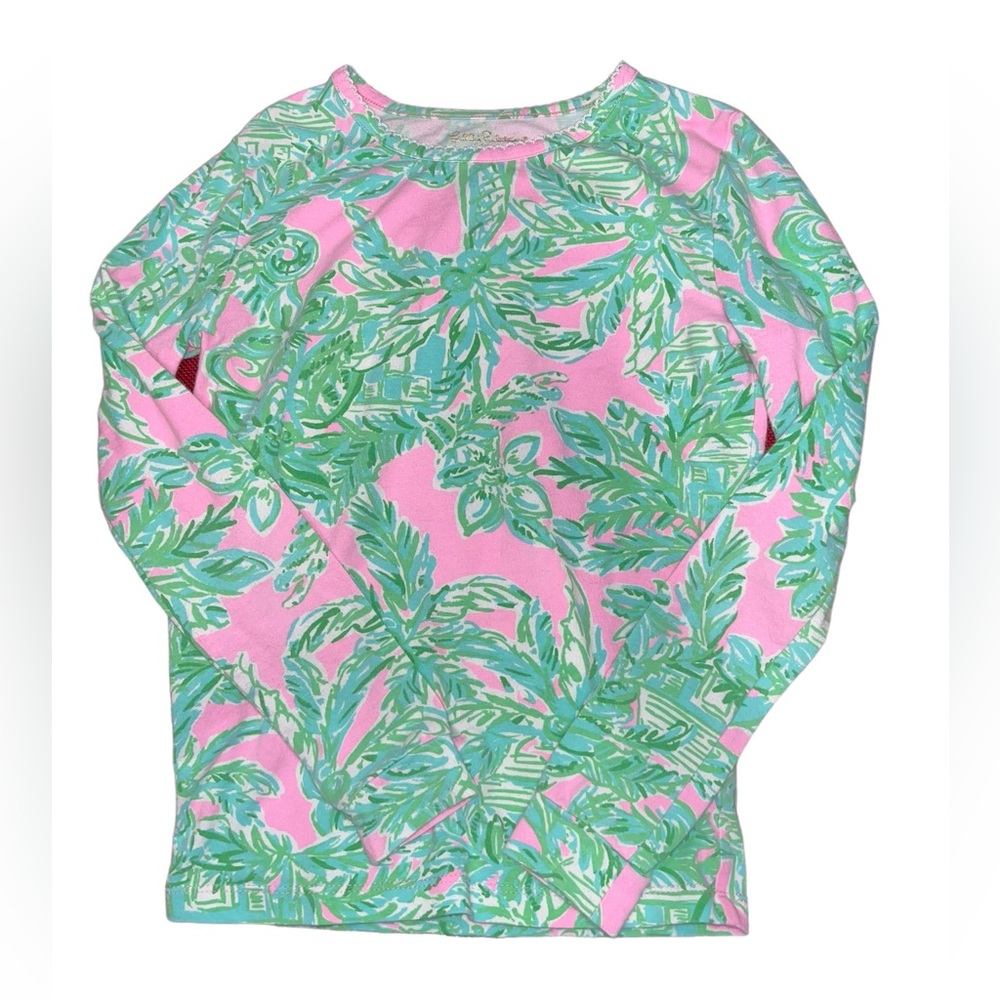 Lilly Pulitzer Girls Long Sleeve Shirt Size 10